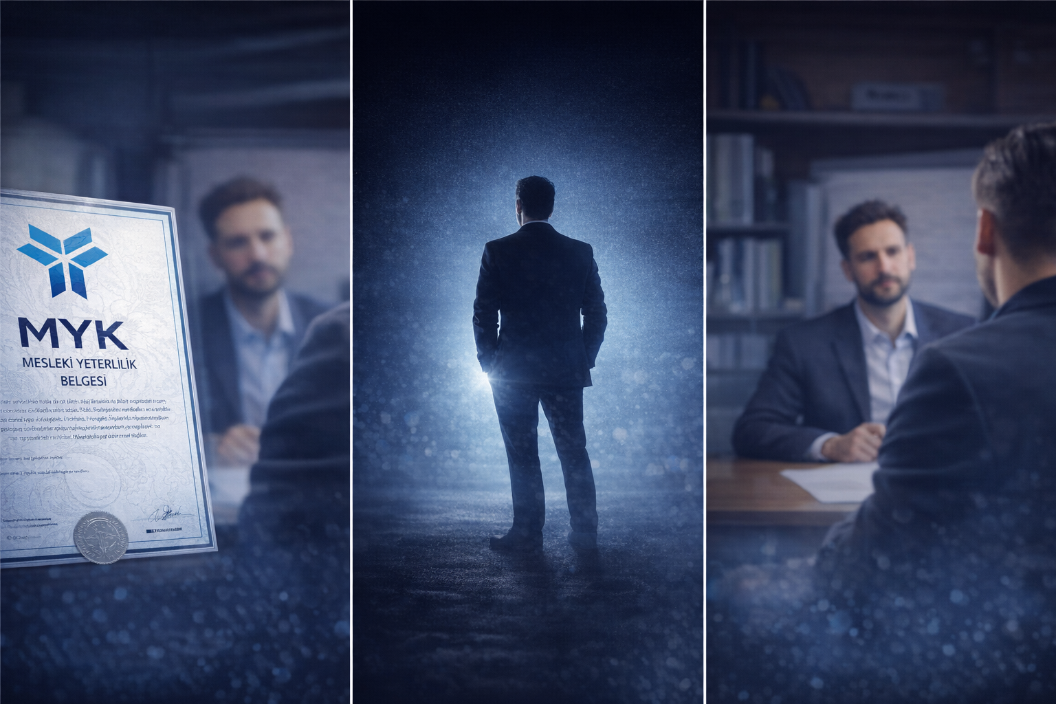 MYK Koç Seviye 6 belgesi ve profesyonel koçluk sürecini temsil eden görsel